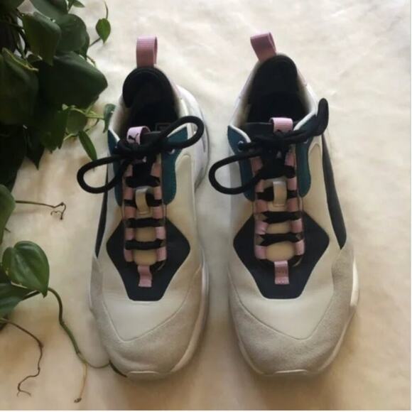 Puma Thunder Rive Droite Sneakers in Lagoon - Picture 3 of 11